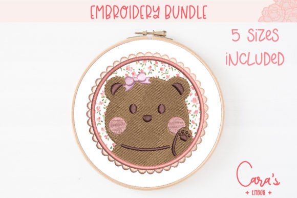Cute Bear Pink Applique Review for Holiday Sales