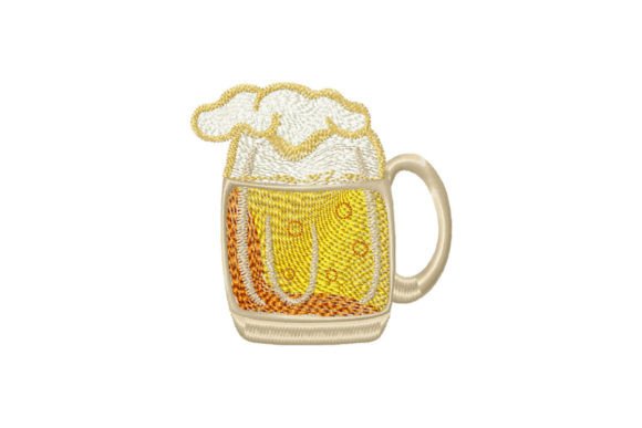 Review: Beer Mug with Foam Embroidery Design