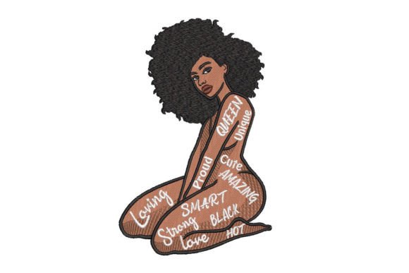 Review: Black Cute Woman with Afro Hairstyle for Holiday Sales