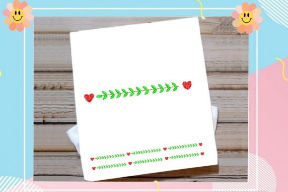 Review: Floral Border with Heart for Business Merch