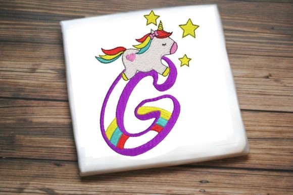 Review: Unicorn Rainbow Letter G Embroidery