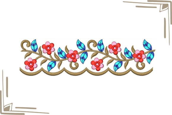 Reviewing the Flower and Leaf Border for Custom Gifts